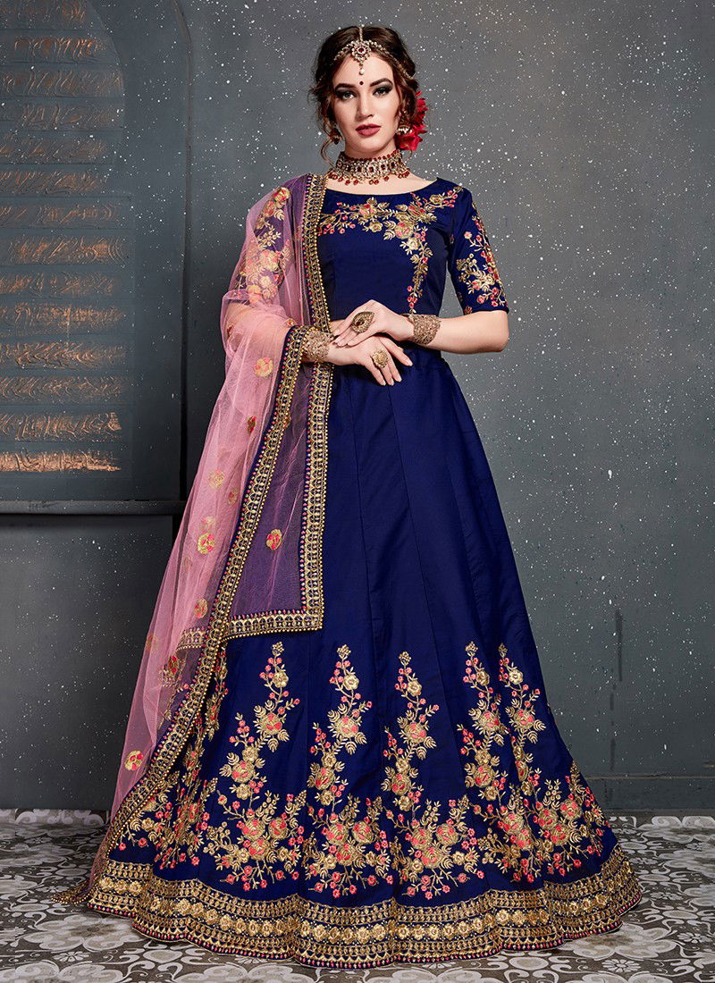 ZEEL CLOTHING ROOHBAB Designer Latest Stylish Festive Wear Velvet Thread Dori Zari Sequins Embroidery with Stone Work Lahenga Choli Collection